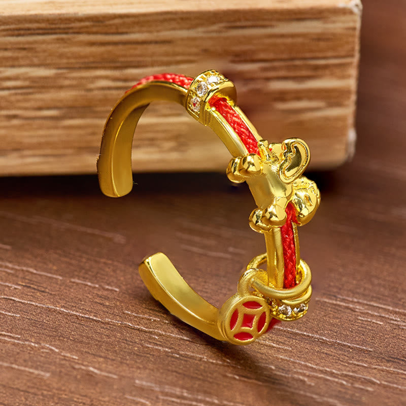 FuAttract Prosperity Fortune Protection Spiritual Energy Adjustable Ring - image 1