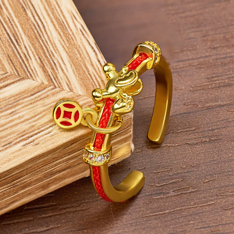FuAttract Prosperity Fortune Protection Spiritual Energy Adjustable Ring - image 6