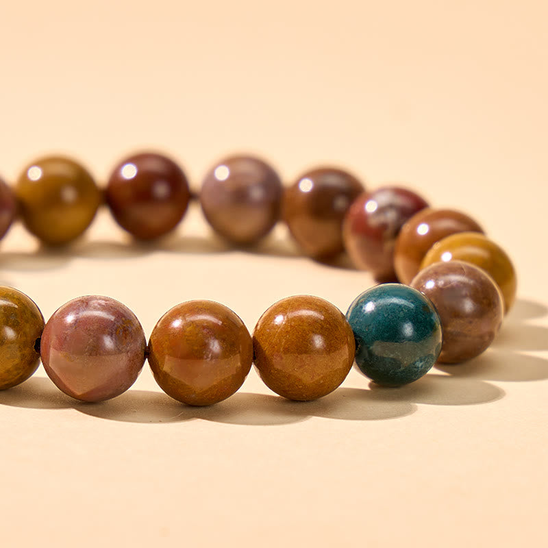 FuAttract Calm & Prosperity Ocean Agate Wealth & Protection Pixiu Bracelet - image 5