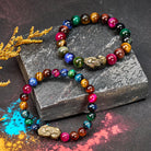 FuAttract Fortune Energy Focus & Protection Tiger's Eye Golden Obsidian Pixiu Bracelet - image 6