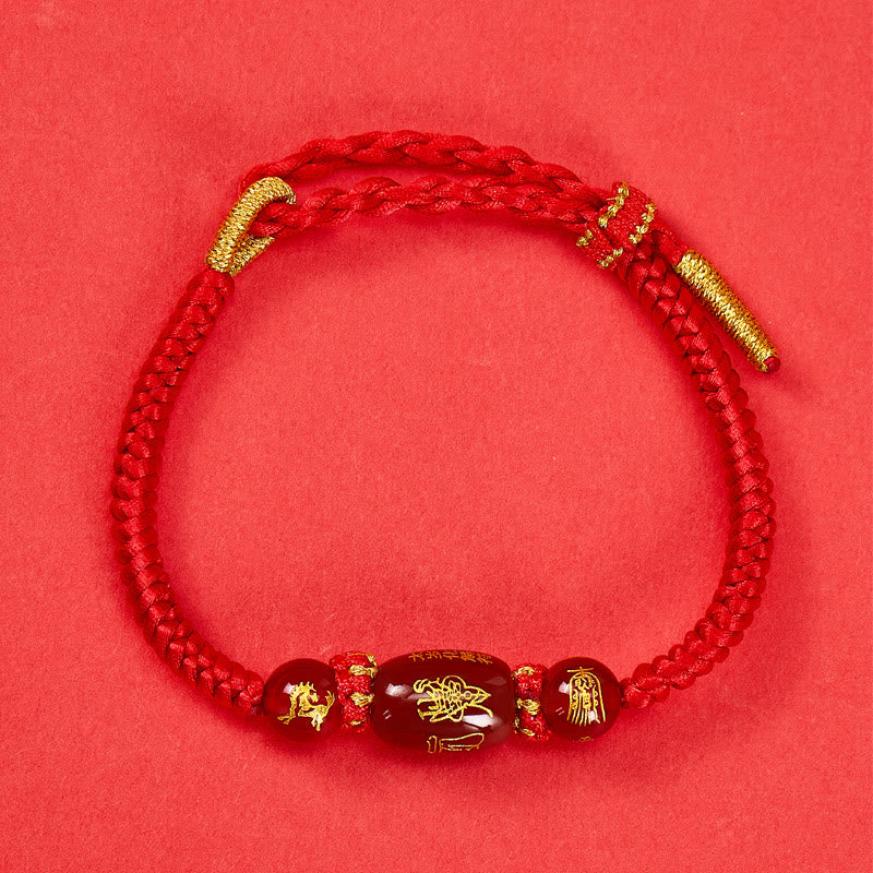 FuAttract Red Agate Chinese Zodiac Red String – Braided Protection & Fortune Bracelet - Red Agate Chinese Zodiac-Horse - image 19