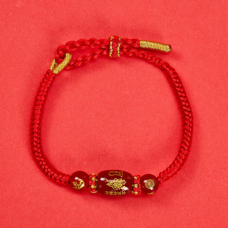FuAttract Red Agate Chinese Zodiac Red String – Braided Protection & Fortune Bracelet - Red Agate Chinese Zodiac-Tiger - image 15