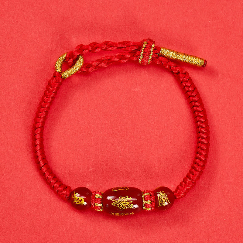 FuAttract Red Agate Chinese Zodiac Red String – Braided Protection & Fortune Bracelet - Red Agate Chinese Zodiac-Rabbit - image 16