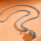 FREE Today: Fortune-Attracting Pixiu Amulet – Handcrafted Metal Protection Necklace - With Rolo Chain - image 10