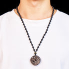 FuAttract Inner Strength & Protection - Silver & Black Obsidian Bead Necklace - image 8