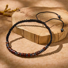 FuAttract Grounding Balance Protection Morse Code Wood-Spaced Magnetic Beads Bracelet - Adjustable - image 0