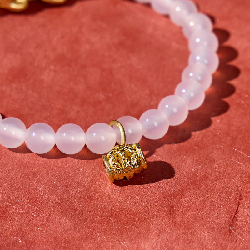 FuAttract Emotional Balance & Wealth Protection Red & White Agate Pixiu Bracelet - image 11