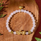 FuAttract Emotional Balance & Wealth Protection Red & White Agate Pixiu Bracelet - image 5
