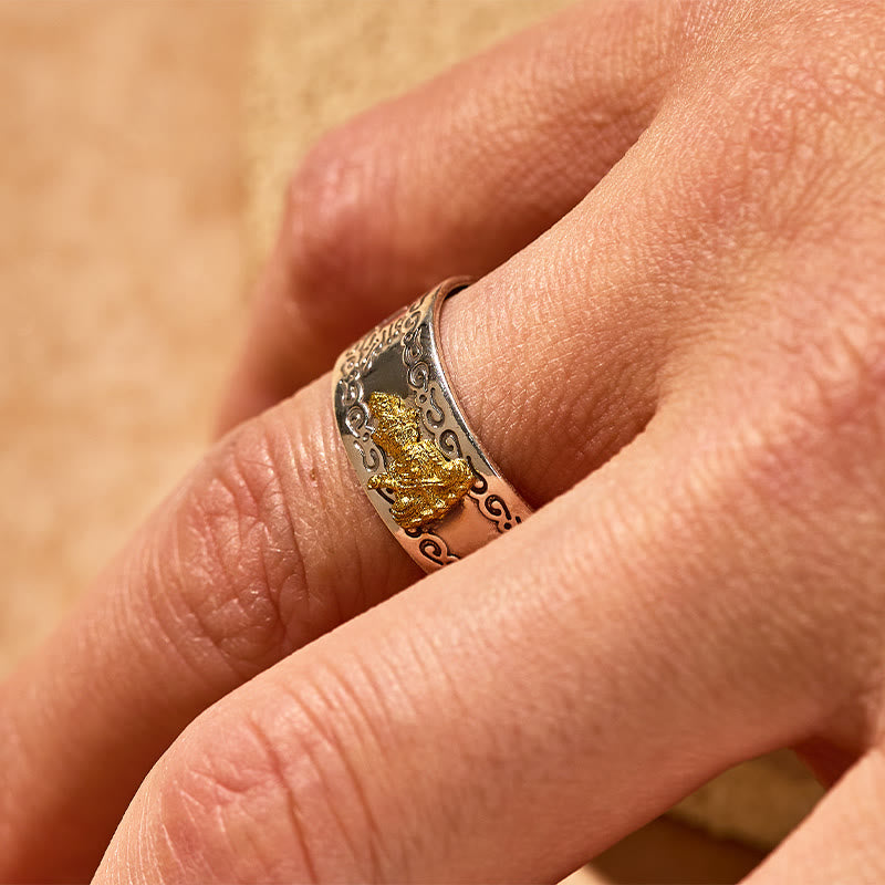 FuAttract Peace & Protection Mantra Chinese Zodiac Buddha Spiritual Energy Amulet Ring - image 20