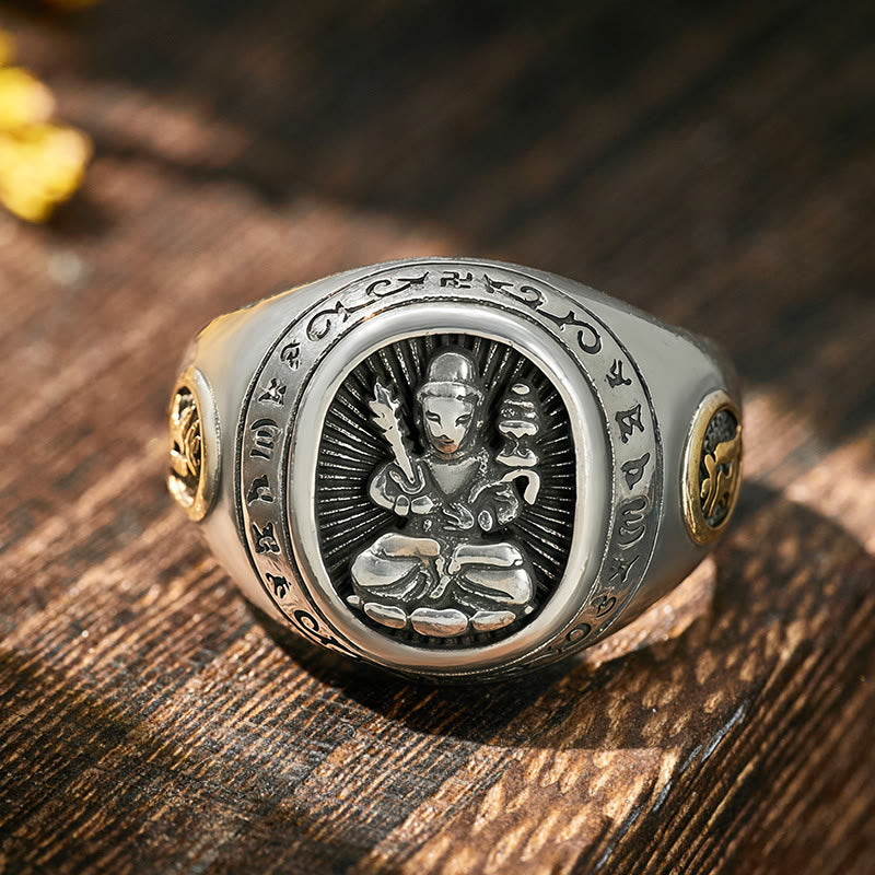 FuAttract Peace & Protection Energy Mantra Chinese Zodiac Amulet Ring - image 19