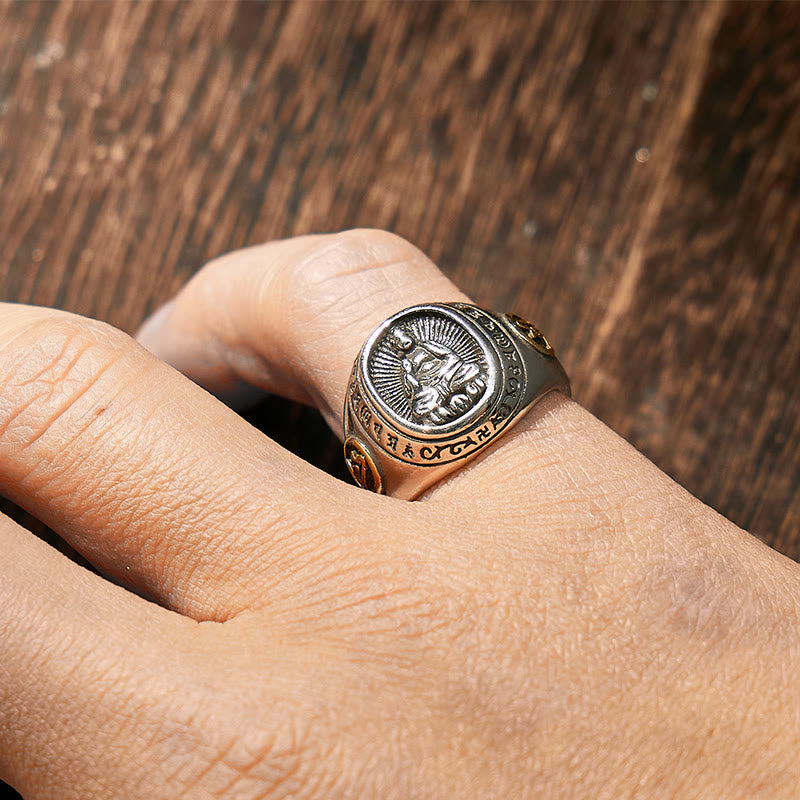 FuAttract Peace & Protection Energy Mantra Chinese Zodiac Amulet Ring - image 30