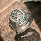 FuAttract Peace & Protection Energy Mantra Chinese Zodiac Amulet Ring - Akashagarbha Bodhisattva - Ox/Tiger - image 20