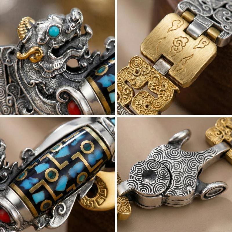 FuAttract Fortune Guardian Bracelet – Pixiu + Nine-Eyed Dzi Bead - image 3