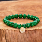 FuAttract Luck Balance & Inner Peace Chinese Zodiac Jade Silver Bracelet - Horse - image 0