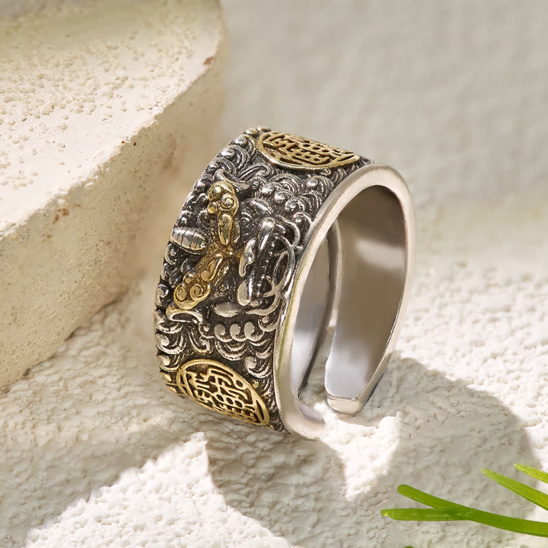 FuAttract Prosperity Abundant Energy Pixiu Ring – Wealth & Protection Symbol - image 3