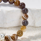 FuAttract Balance Harmony Luck Botswana Agate S999 Silver Chinese Zodiac Bracelet - image 5