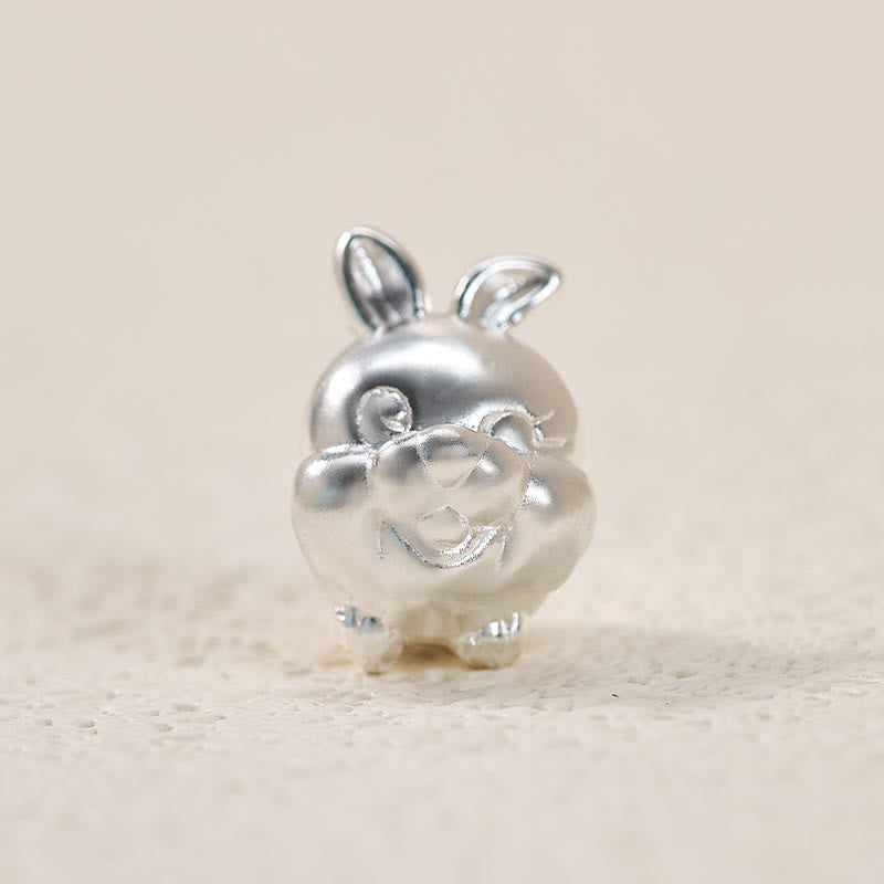 FuAttract Balance Harmony Luck Botswana Agate S999 Silver Chinese Zodiac Bracelet - Rabbit - image 13
