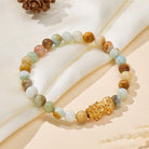 FuAttract Clarity & Prosperity Energy Protection Amazonite Pixiu Bracelet - image 2