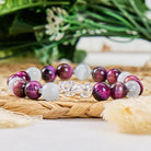 FuAttract Power Focus & Wealth Red Tiger's Eye Cat's Eye S999 Silver Pixiu Bracelet - image 2