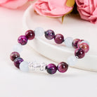 FuAttract Power Focus & Wealth Red Tiger's Eye Cat's Eye S999 Silver Pixiu Bracelet - image 1