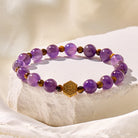 FuAttract Clarity & Courage Amethyst Tiger's Eye Chinese Zodiac Bracelet - image 1