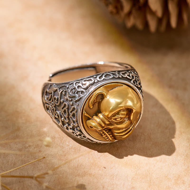 FuAttract Luck Balance Strength Protection Chinese Zodiac Adjustable Ring - image 3