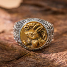 FuAttract Luck Balance Strength Protection Chinese Zodiac Adjustable Ring - Rabbit - image 11