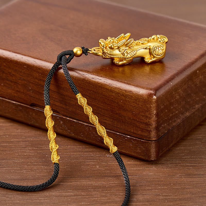 FuAttract Vital Energy Wealth Pixiu Necklace for Luck Protection & Prosperity - image 2