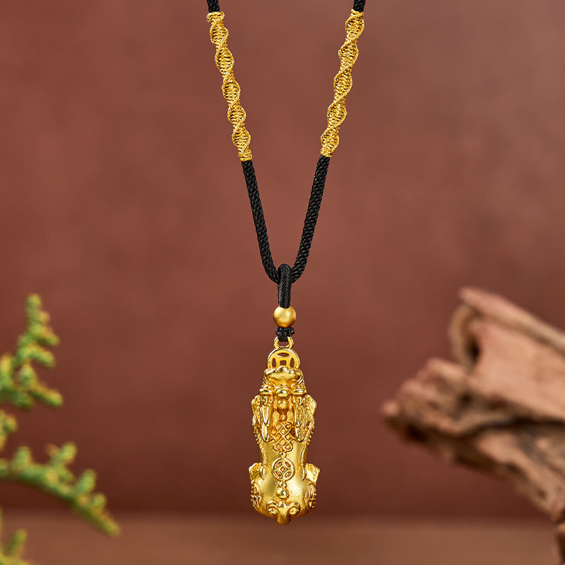 FuAttract Vital Energy Wealth Pixiu Necklace for Luck Protection & Prosperity - Pixiu - image 0