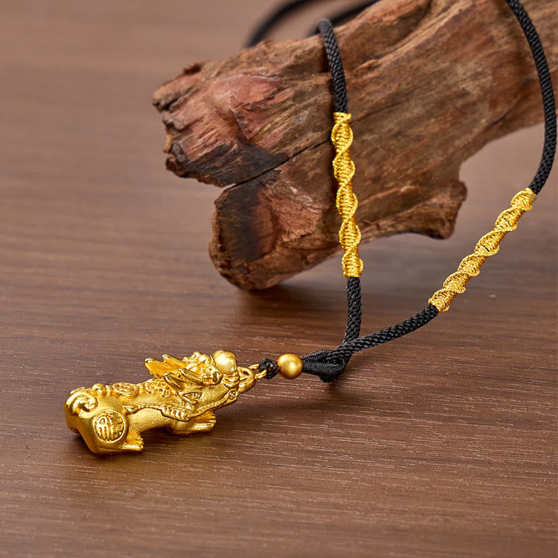 FuAttract Vital Energy Wealth Pixiu Necklace for Luck Protection & Prosperity - image 1