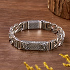 FuAttract Vital Energy & Balance Bracelet for Strength & Daily Grounding - Power Lock Cuban - 22cm - image 0