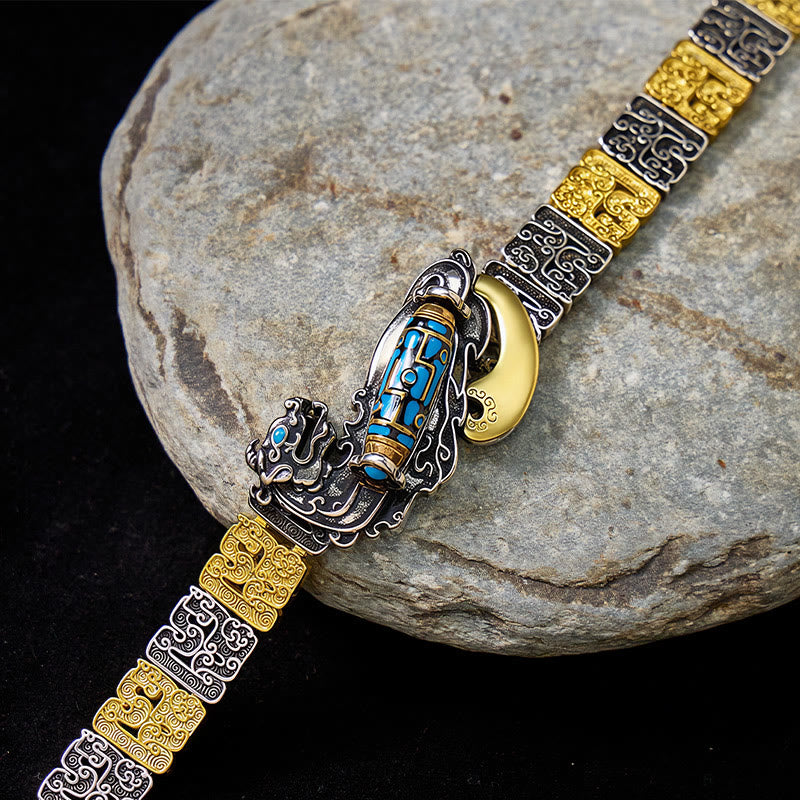 FuAttract Fortune Guardian Bracelet – Pixiu + Nine-Eyed Dzi Bead - image 8