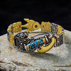 FuAttract Fortune Guardian Bracelet – Pixiu + Nine-Eyed Dzi Bead - image 1
