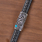 FuAttract Strength & Balance Chinese Zodiac Titanium Steel Leather Bracelet  - image 6