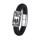 FuAttract Strength & Balance Chinese Zodiac Titanium Steel Leather Bracelet  - Dog - image 28