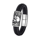 FuAttract Strength & Balance Chinese Zodiac Titanium Steel Leather Bracelet  - Rabbit - image 23