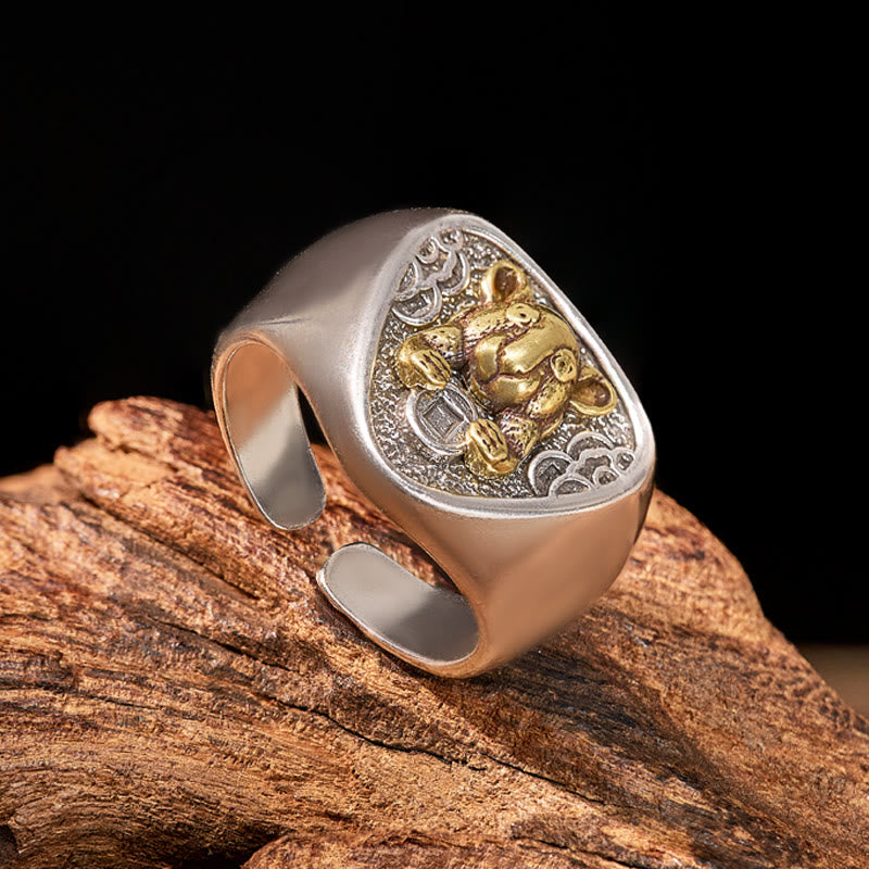 FuAttract Strength & Protection Luck Energy Chinese Zodiac Adjustable Ring  - image 1