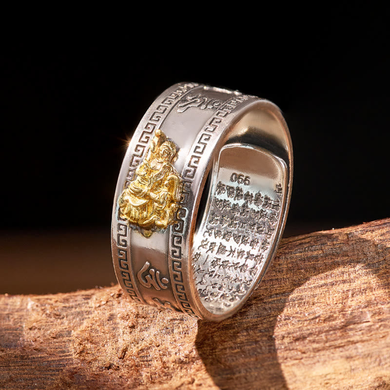 FuAttract Wisdom & Protection Zodiac Guardian Bodhisattva Spiritual Energy Ring - Acala – Rooster - image 0