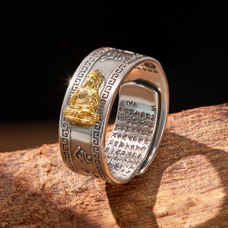 FuAttract Wisdom & Protection Zodiac Guardian Bodhisattva Spiritual Energy Ring - Vairocana Buddha – Goat/Monkey - image 11