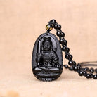FuAttract Protection & Grounding Zodiac Bodhisattva Black Obsidian Necklace - Acala – Rooster - image 17