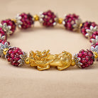 FuAttract Prosperity & Energy Wealth Attraction Garnet Pixiu Bracelet - image 5