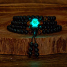 FuAttract Balance & Protection Chinese Zodiac Black Obsidian Luminous Stone Bracelet  - image 1