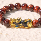 FuAttract Courage Protection Wealth & Power Red Tiger's Eye Pixiu Bracelet - image 6
