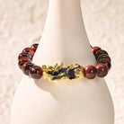 FuAttract Courage Protection Wealth & Power Red Tiger's Eye Pixiu Bracelet - image 4