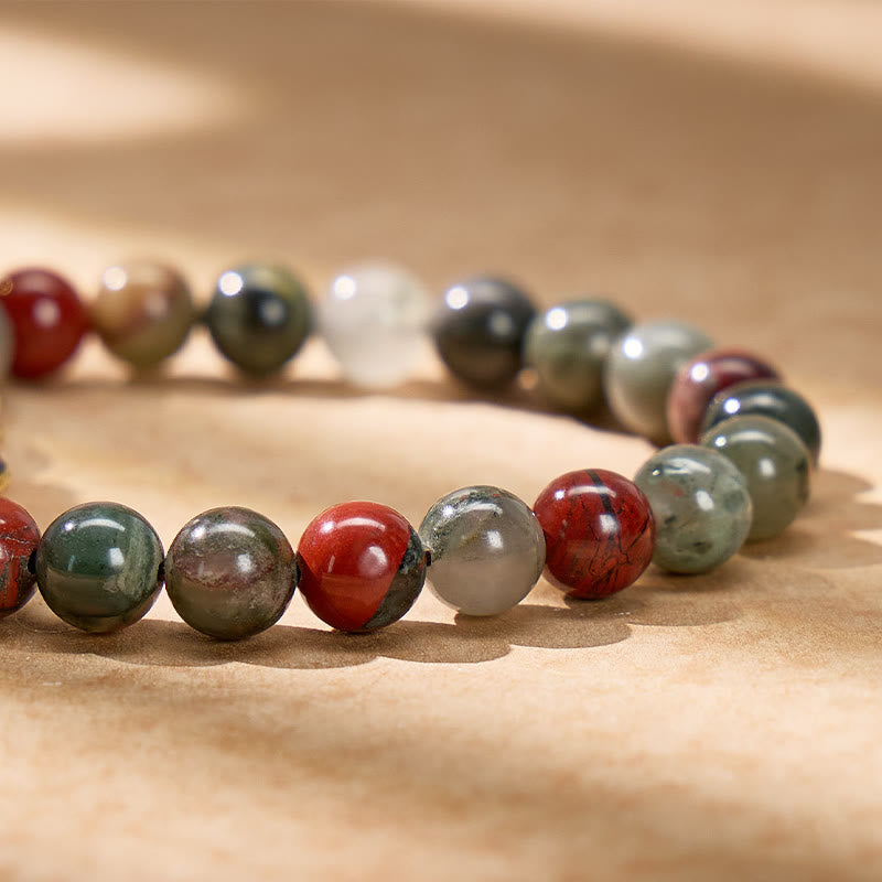FuAttract Wealth Attraction & Protection Vitality African Bloodstone Pixiu Bracelet  - image 5