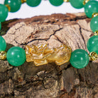 FuAttract Opportunity Vitality & Prosperity Flow – Green Aventurine Pixiu Bracelet  - image 5