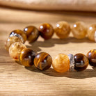 FuAttract Wealth Focus & Success Flow – Citrine Pyramid Tiger's Eye Pixiu Bracelet  - image 8