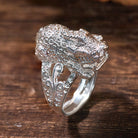 FuAttract Power & Fortune  Energy Activation Wealth Attraction Pixiu Ring - Silver - image 6