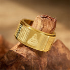 FuAttract Luck Strength & Protection Titanium Steel Chinese Zodiac Ring  - image 4