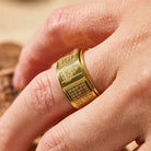 FuAttract Luck Strength & Protection Titanium Steel Chinese Zodiac Ring  - image 3